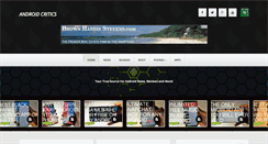 Desktop Screenshot of androidcritics.com